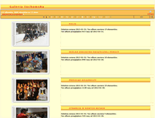 Tablet Screenshot of galeria.tuchomie.pl